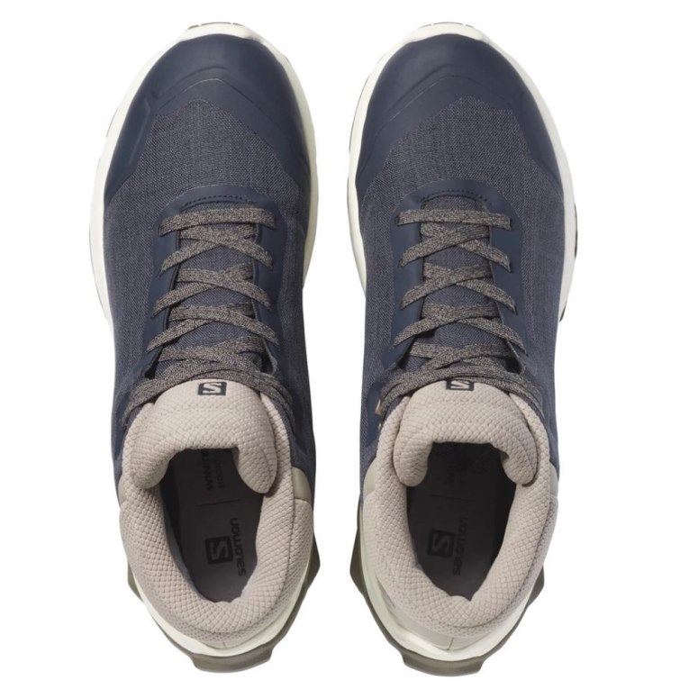 Salomon X Reveal Chukka CSWP Men's Winter Boots Navy / Khaki | CA 20F14